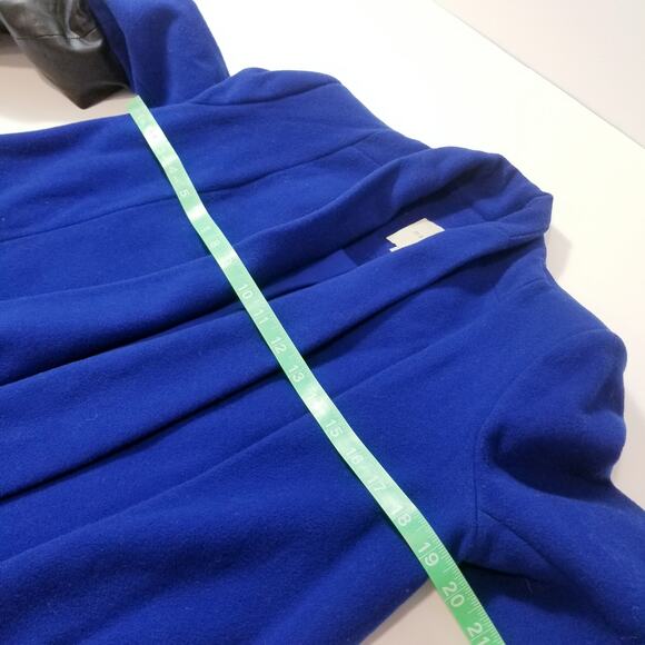 Mason Virgin Wool Blend Lambskin Open Cardigan Blazer - Picture 4 of 14